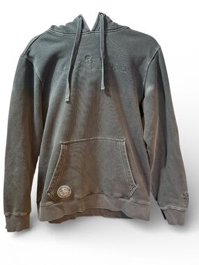 GOAT USA Gray Hoodie Men’s Medium Embroidered Logo Pullover Sweatshirt